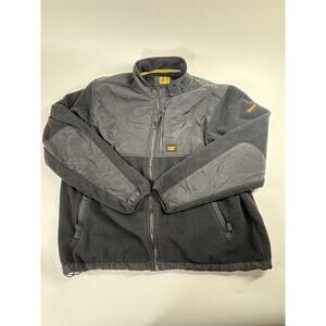 Cat Caterpillar Work Jacket Men’s Extra Large Fleece full zip vest